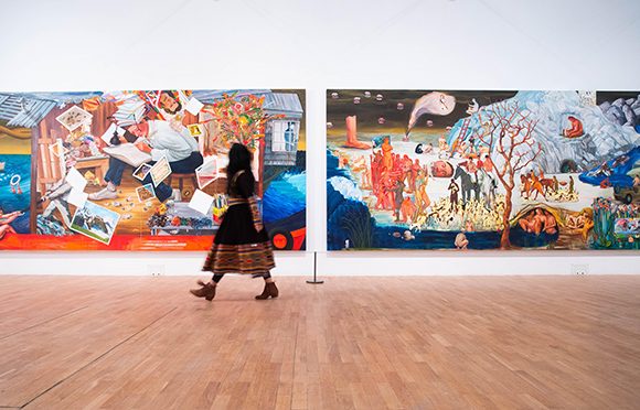 The re-opening of the London art world