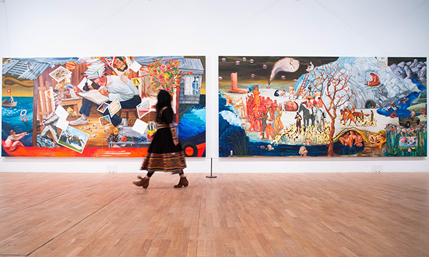 The re-opening of the London art world