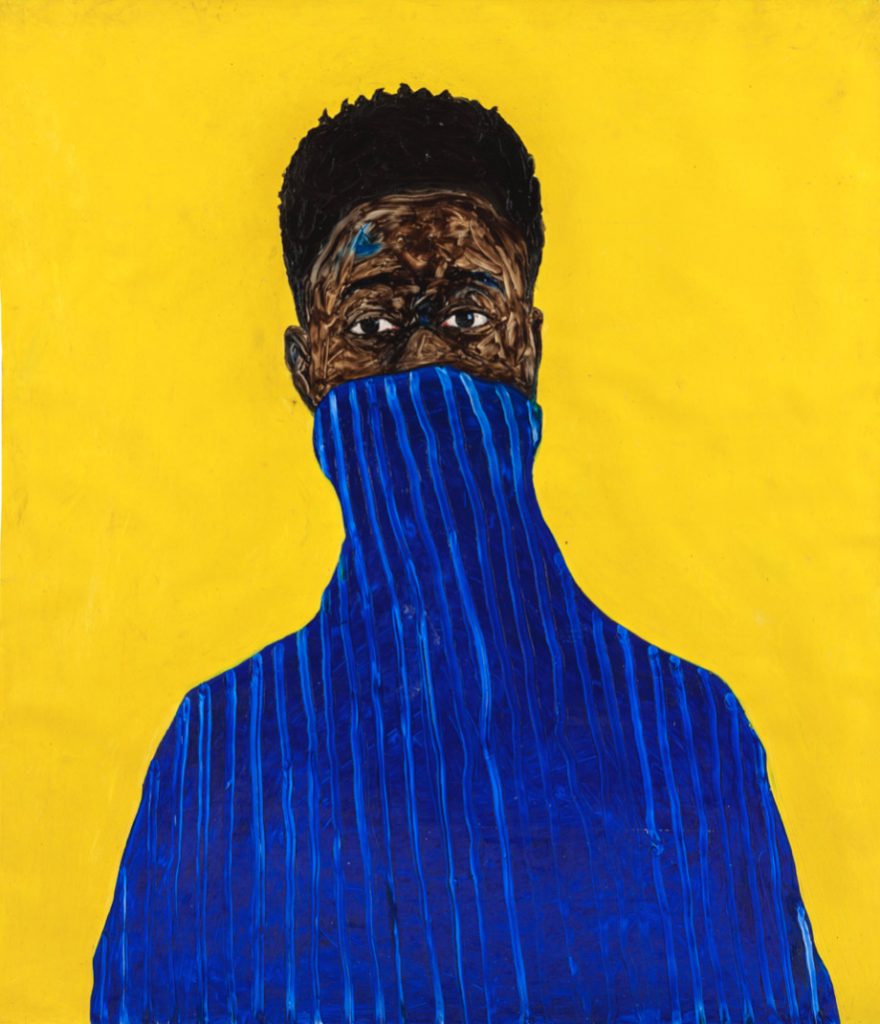 Amoako Boafo Blue Pullover 2018